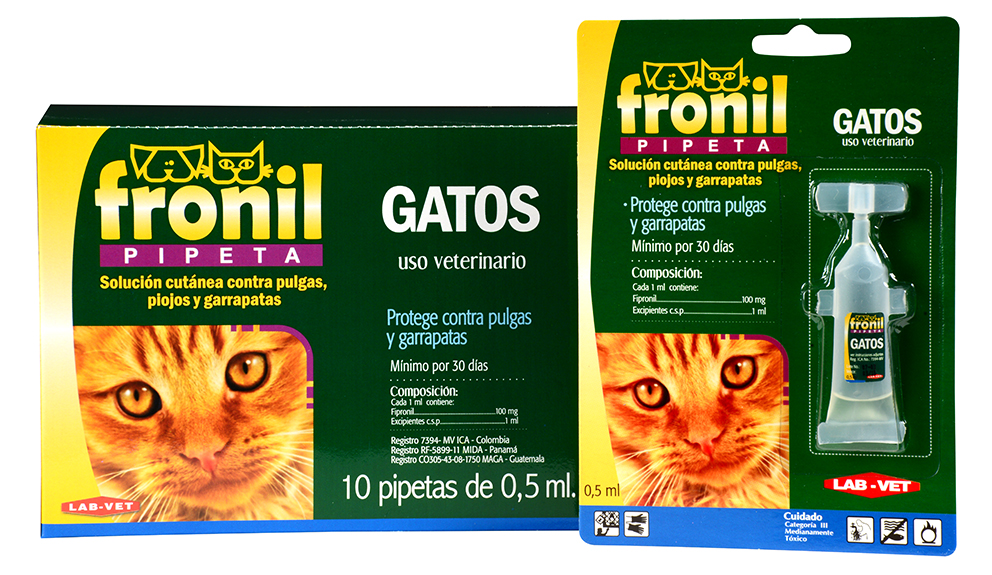 Fronil Pipeta perros y gatos Parasiticidas Veterinarios Fronil Pipeta perros y gatos Parasiticidas Veterinarios
